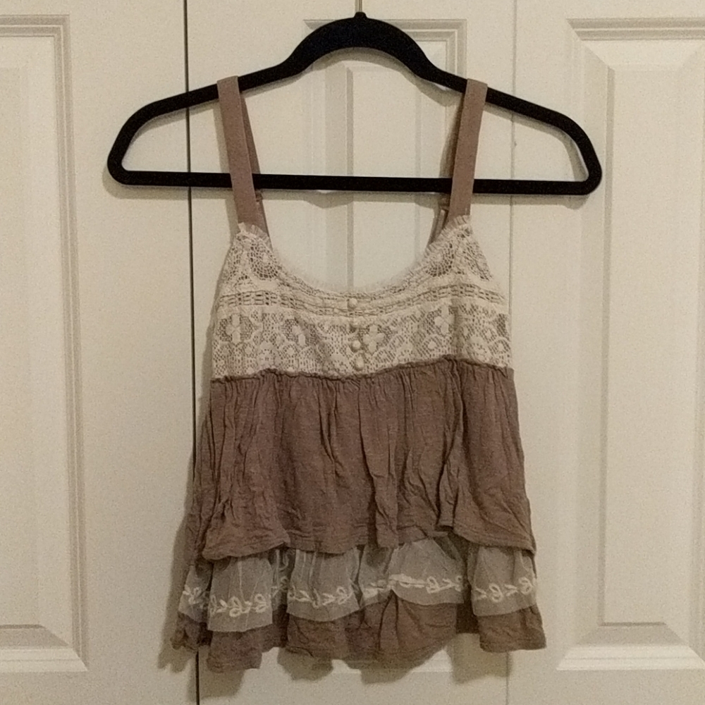 Brown tank top